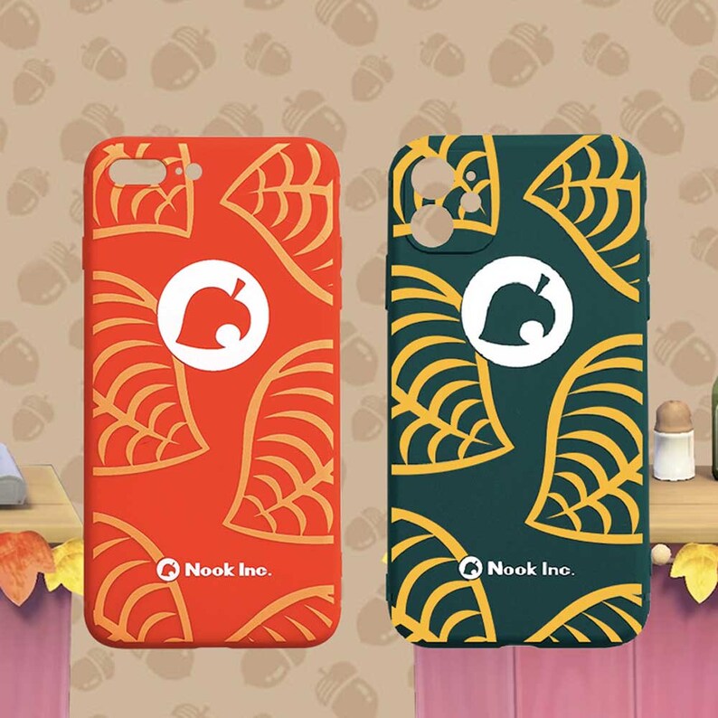 Animal Crossing Nook Phone Case Nook Inc ACNH iPhone Case Leaf Etsy
