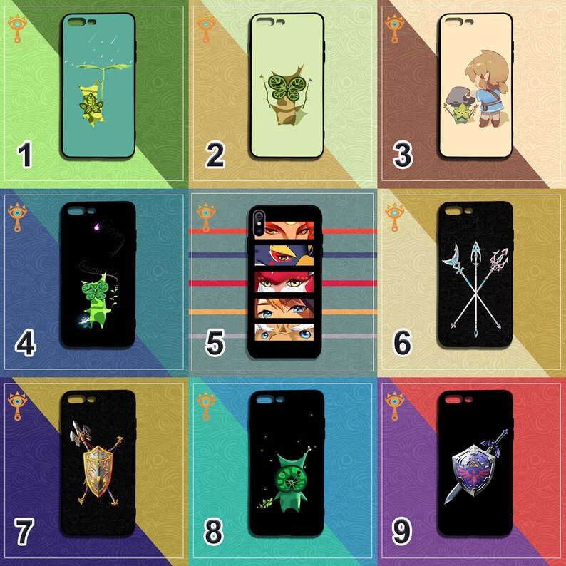Zelda Phone Case Korok BOTW Zelda Gift Sheikah Slate Iphone 13 Etsy
