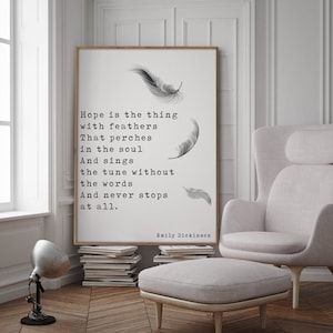 Emily Dickinson Parce Que Je Ne Pouvais Pas Arreter Pour La Etsy