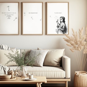I am the Storm - Inspirational Print. Art Quotes, Wall Art, Home Decor, Classic Literature Quotes, Vintage Art, Minimalist Art, Literary Art