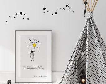Fyodor Dostoevsky,  Book Quotes, Wall Art, Home Decor, Inspiring Quotes, Vintage Art, Minimalist Art, Literary Art, Print