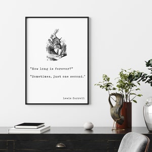 Alice in Wonderland,Lewis Carroll quote Book Quotes, Wall Art, Home Decor,Inspiring Quotes, Vintage Art, Minimalist Art, Literary Art, Print