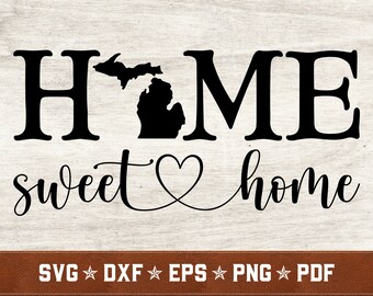 Free Free 290 Home Michigan Svg SVG PNG EPS DXF File