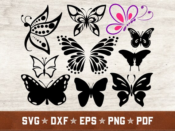 Butterfly SVG Bundle Butterflies svg dxf eps png pdf vector | Etsy