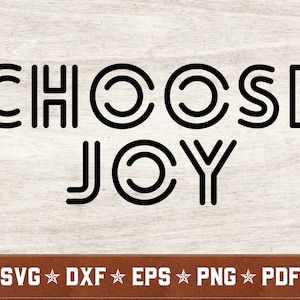 Elija Joy SVG / Inspirational svg Joy svg dxf eps png pdf vector cut files for Cricut & Silhouette / Instant Download / Commercial Use