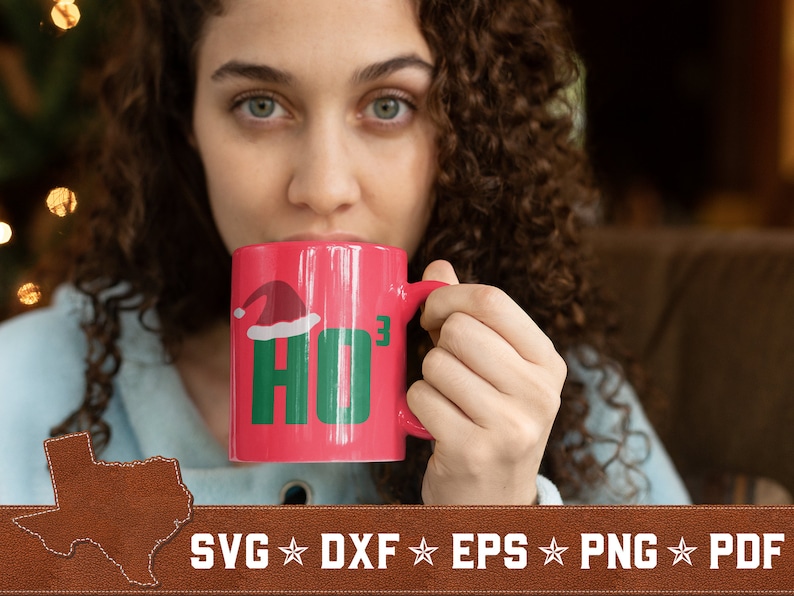Commercial Use Ho3 SVG Instant Download Ho Ho Ho SVG Christmas svg dxf eps png pdf vector cut files for Cricut /& Silhouette
