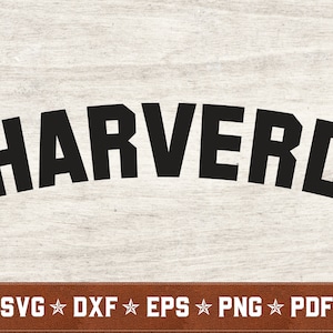 Harverd SVG | Grappige svg Dropout svg dxf eps png pdf vector cut bestanden voor Cricut & Silhouette | Direct downloaden | Commercieel gebruik