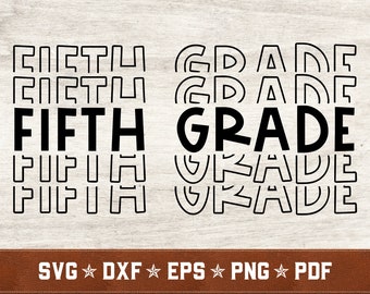 Fifth Grade Svg Etsy Fifth Grade Svg Etsy
