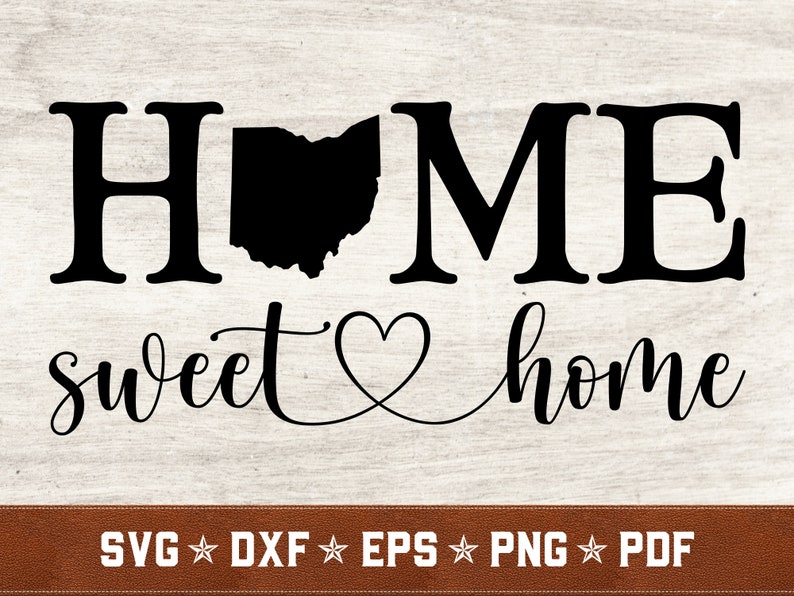 Free Free 144 Silhouette Home Sweet Home Svg SVG PNG EPS DXF File