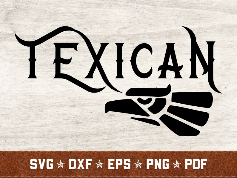 Instant Download Texas svg TX SVG dxf eps png pdf vector cut files for Cricut /& Silhouette Texican SVG Commercial Use