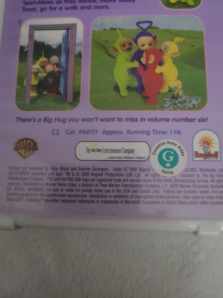 PBS Kids Teletubbies Big Hug Vhs Tape Good Condition Used 1999 Etsy Ireland