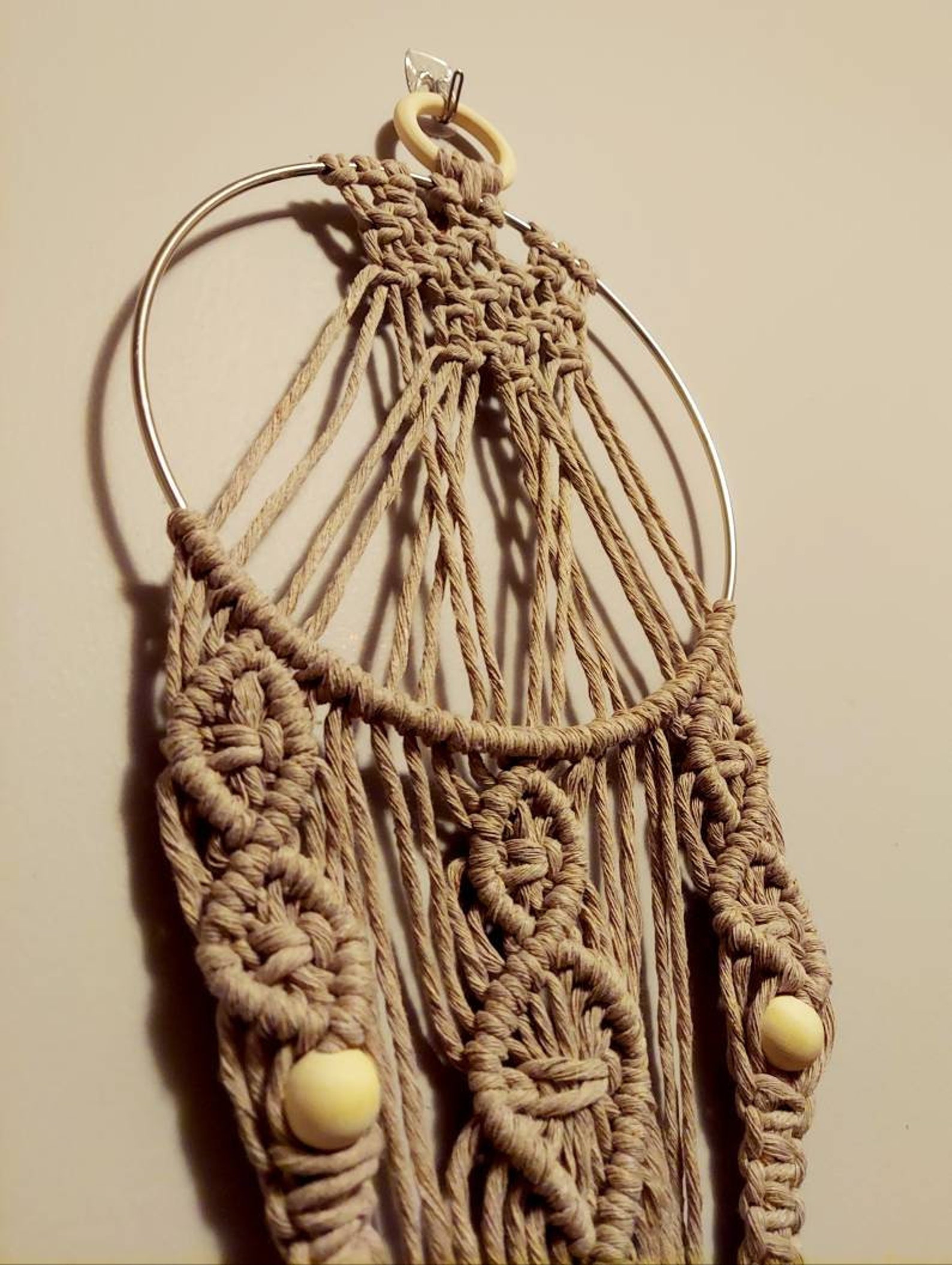 Macrame Wall Hanging Circle Wall Hanging Macrame Boho Etsy