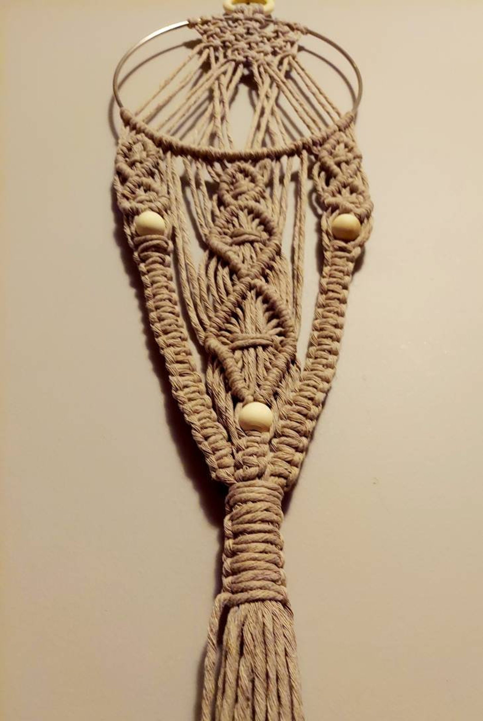 Macrame Wall Hanging Circle Wall Hanging Macrame Boho Etsy