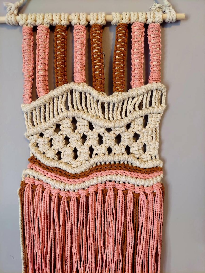 Macrame Wall Hanging Macraweave Macrame Weaving Macrame Wall Tapestry Boho Decor Macrame Decor