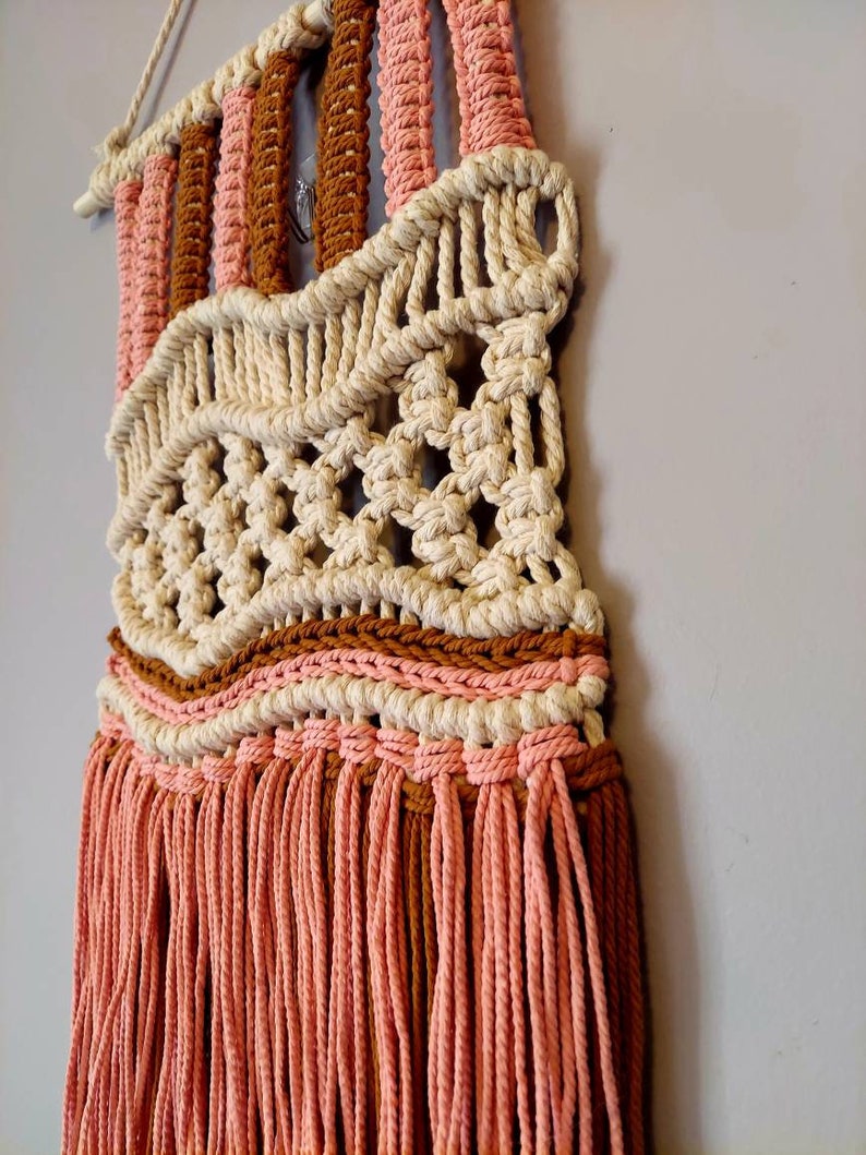 Macrame Wall Hanging Macraweave Macrame Weaving Macrame Wall Tapestry Boho Decor Macrame Decor