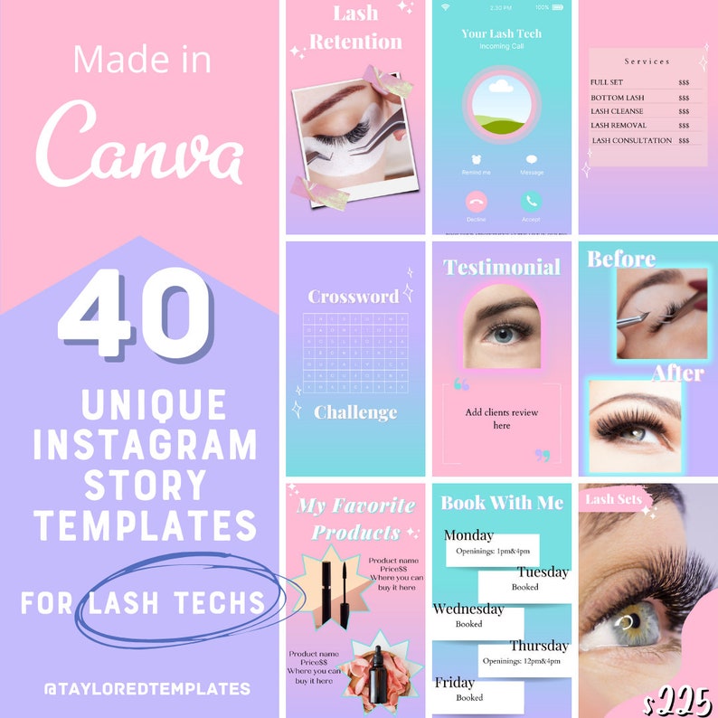 40-canva-instagram-story-templates-instagram-story-templates-etsy