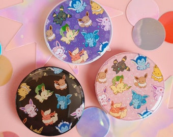 Soporte para teléfono Eevelutions brillante kawaii - accesorio para teléfono - color rosa - diseño lindo - videojuegos