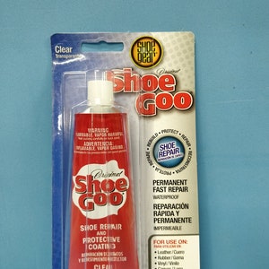 Shoe Goo by Eclectic Products Permanent Fast Repair 3.7 Oz. CLEAR 