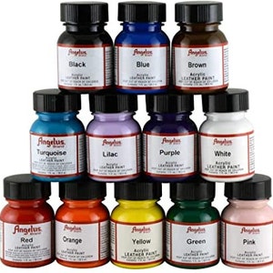 Angelus Acrylic Leather Paint Starter Kits 