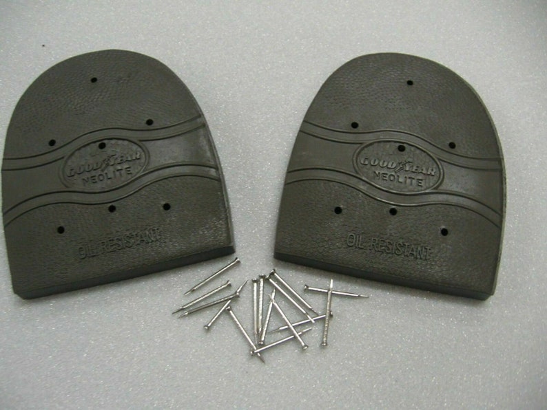 Goodyear Cowboy Boot Repair Rubber Oil Resistant Heels With Etsy