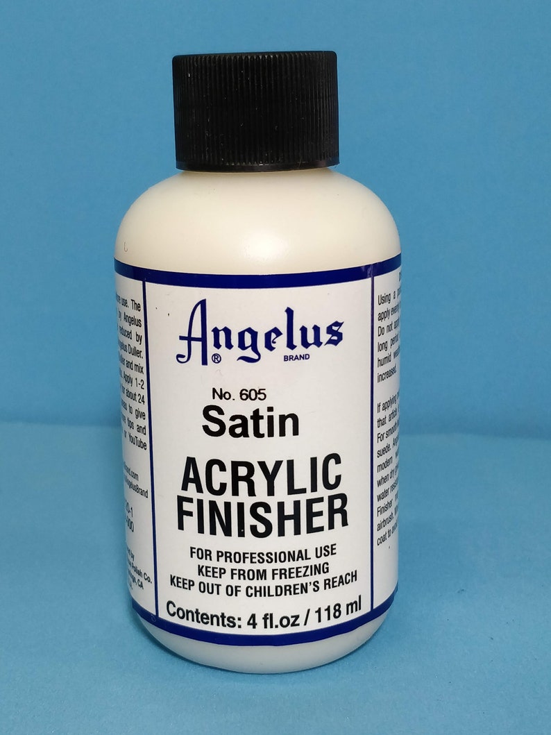 Angelus Acrylic Finisher 4 oz Pick One 5 Choices Etsy