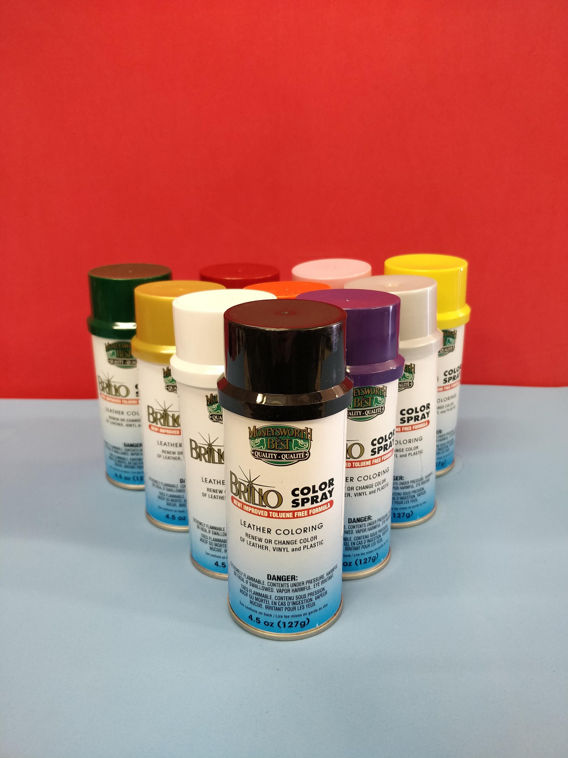 Leather color deals spray paint