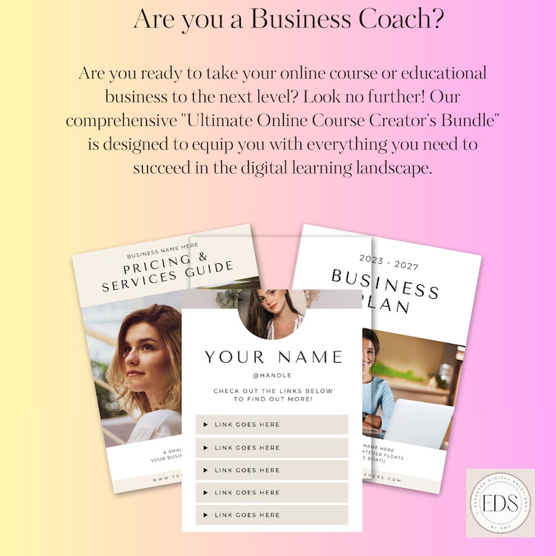 Course Creator Kit Template Boost Sales! Social Media Post, Business ...