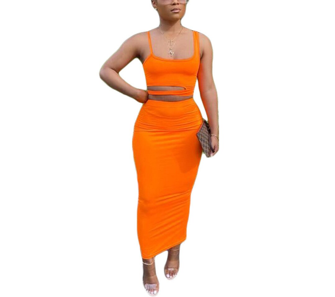 Two Piece Skirt Set Two Piece Two Piece for Club Women - Etsy