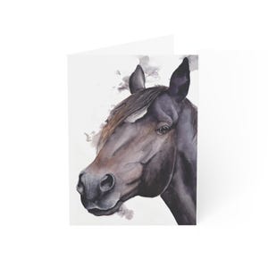 Greeting Card: Horse Watercolor