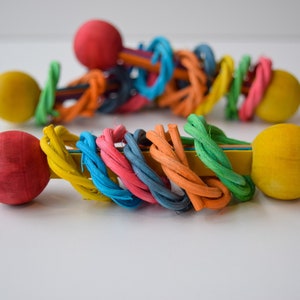 Vine Ring Rattle | Natural, Safe, Non-Toxic, Handmade Chew Toy for Rabbit, Guinea Pig, and Other Small Pets