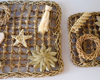 Binky Seagrass Playmat | Natural, Safe, Non-Toxic, Handmade Chew Toy for Rabbit, Guinea Pig, and Other Small Pets