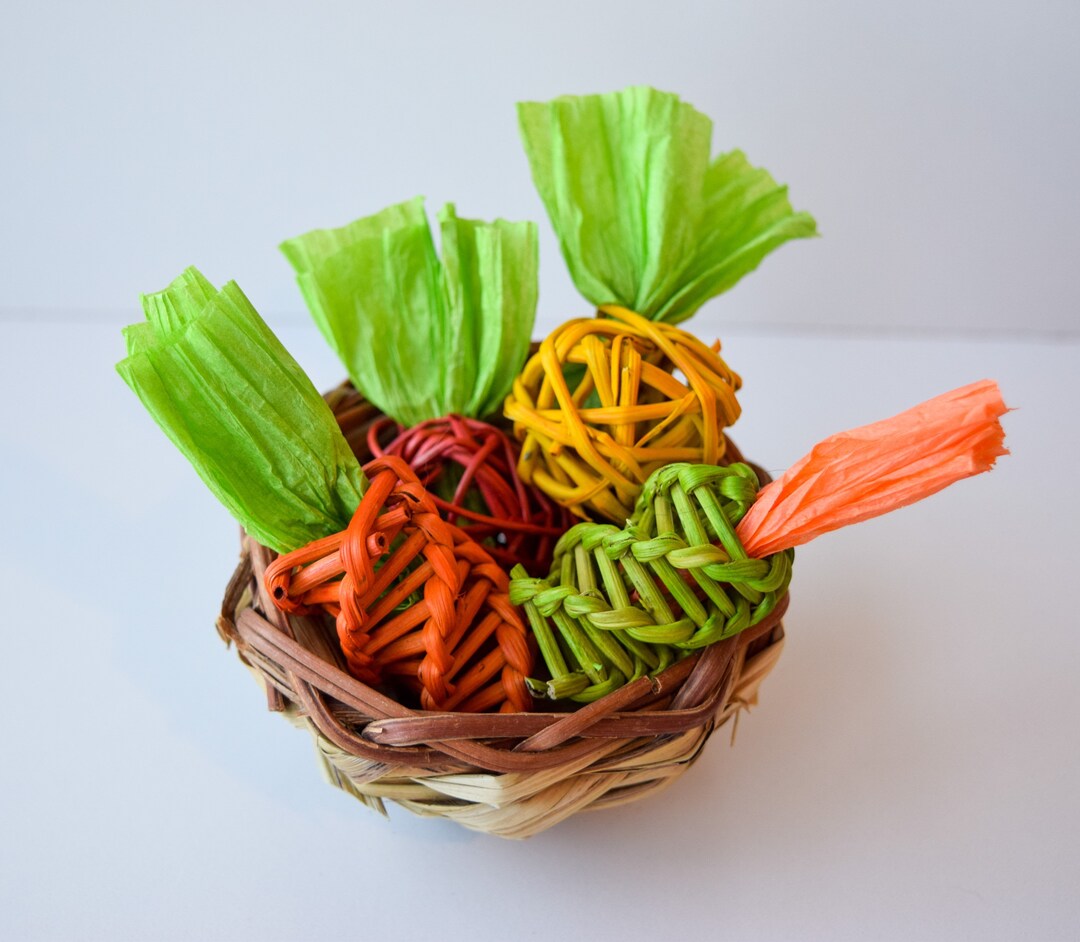 Fresh Look at Veggie Bowl Natural Safe Non Toxic Handmade Chew Toy For