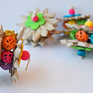 Moon Pie | Natural, Safe, Non-Toxic, Handmade Chew Toy for Rabbit, Guinea Pig, and Other Small Pets