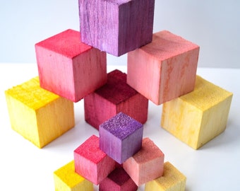 Blocchi di balsa aromatizzati / Masticativi per conigli, porcellini d'India e altri piccoli animali / Scegli tra 12 diversi gusti di frutta biologica