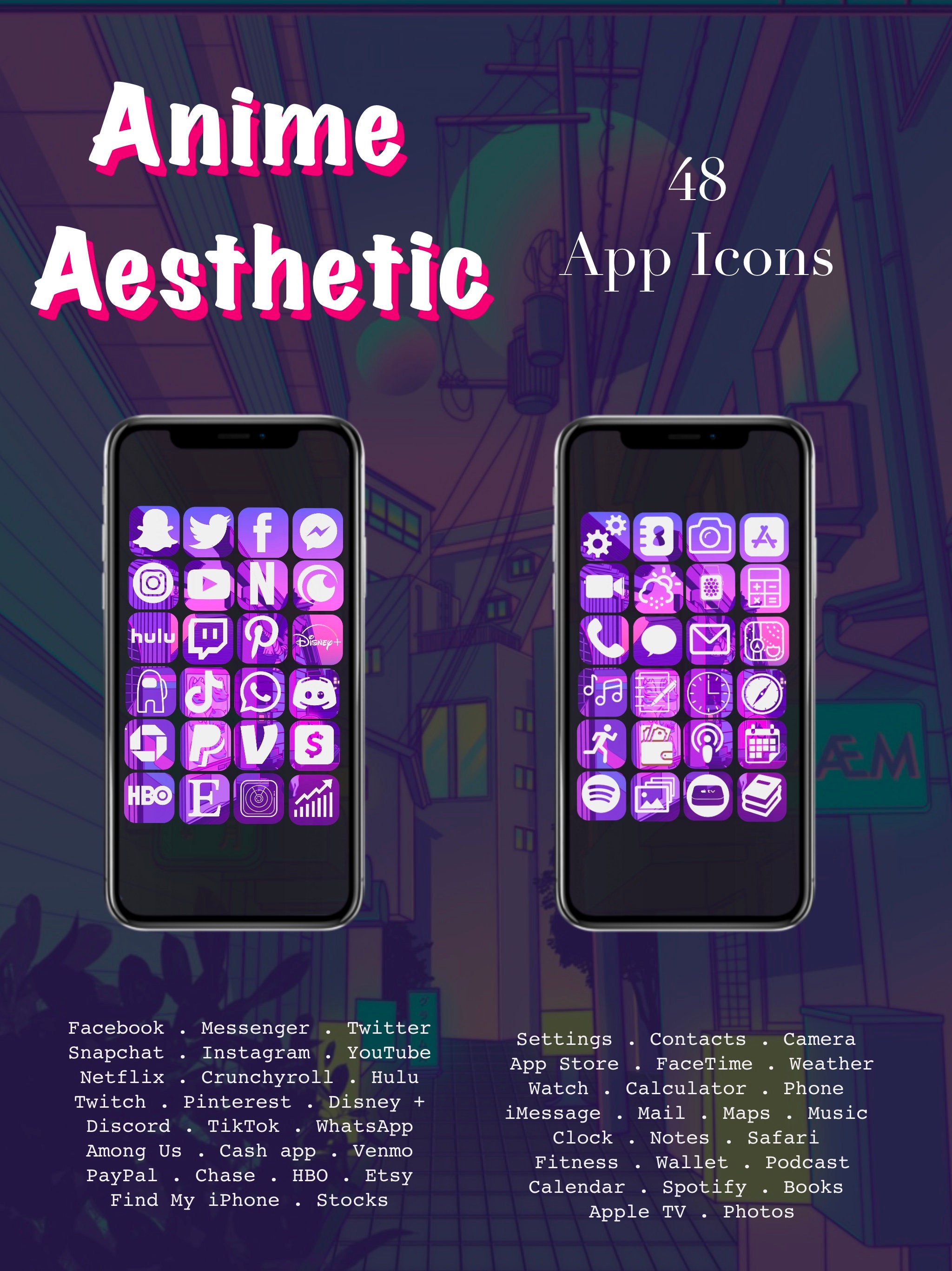 Anime App Icons Iphone Twitch - Kuroi Wallpaper