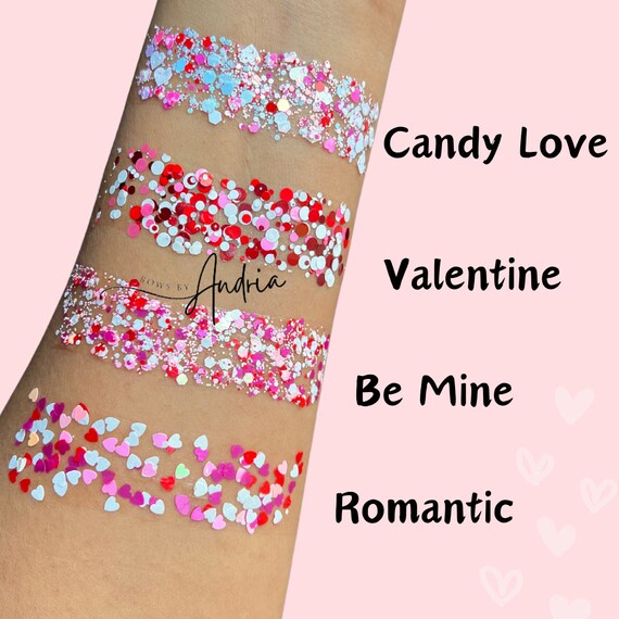 Valentines glitter Hair Gel