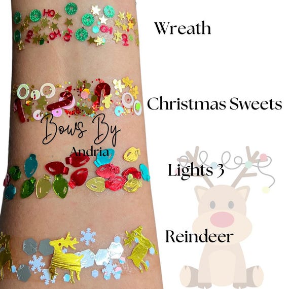 Christmas Glitter Hair Gel