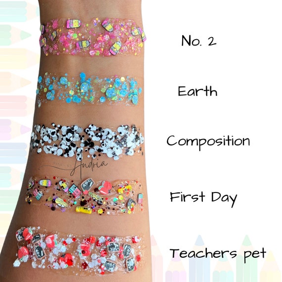 Back to School Glitter Hair Gel