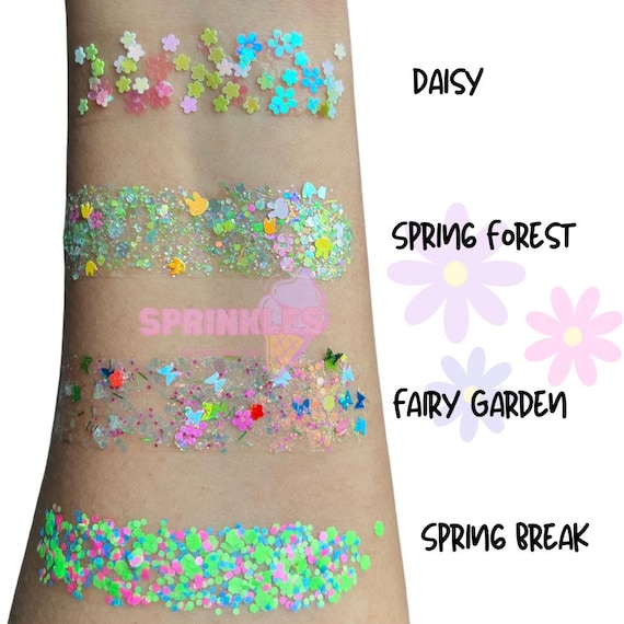 Spring Glitter hair gel