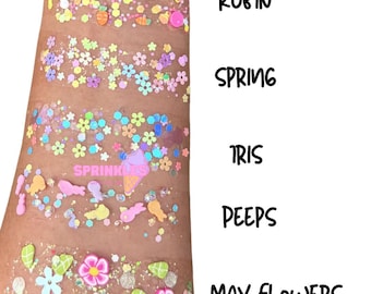 Spring Glitter hair gel