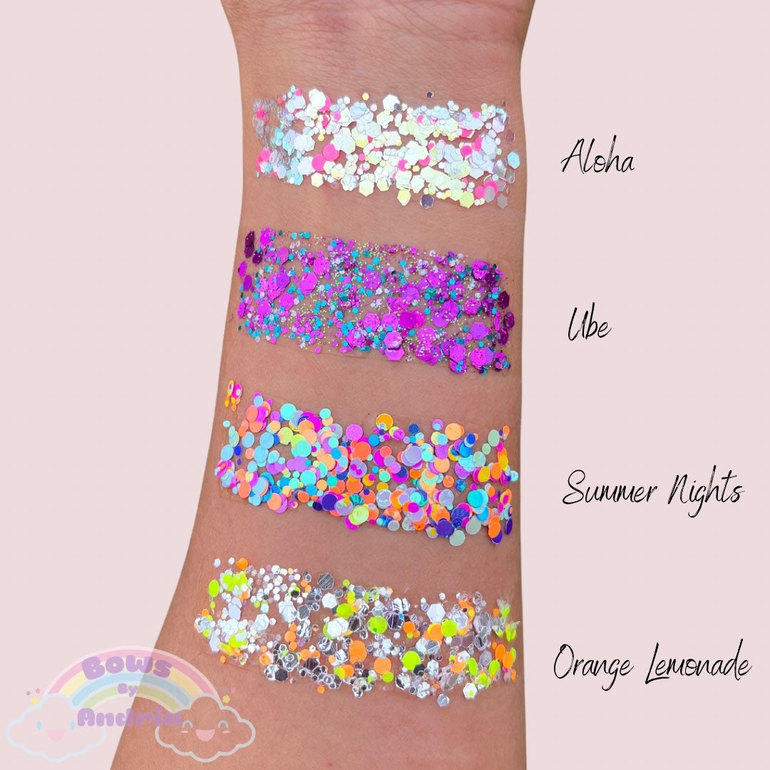 Glitter Hair Gel Etsy