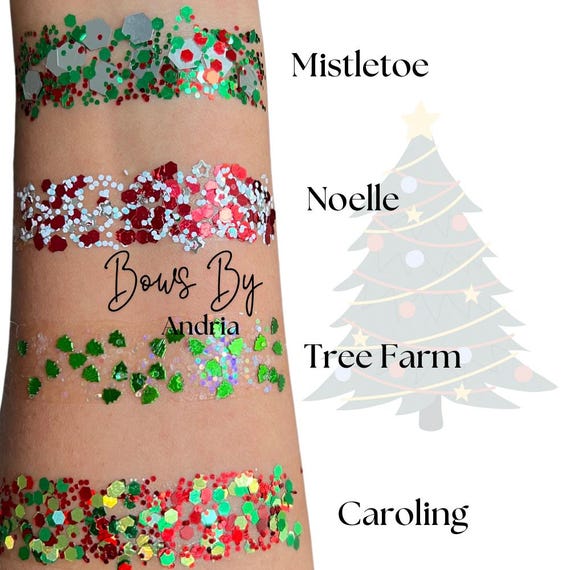 Christmas Glitter Hair Gel