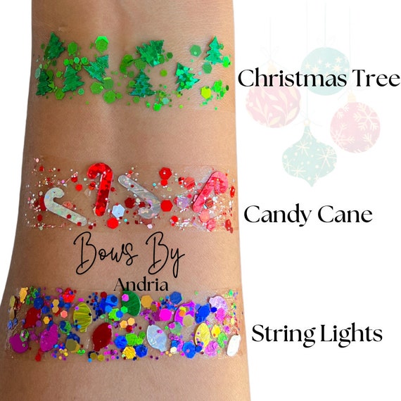 Christmas Glitter Hair Gel