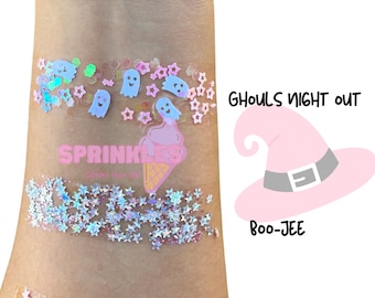 Pink-o-ween Halloween Glitter hair gel