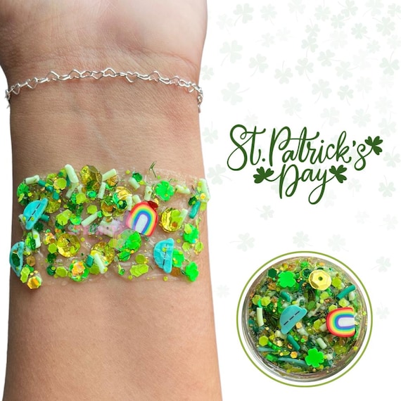 st patricks Glitter Hair Gel