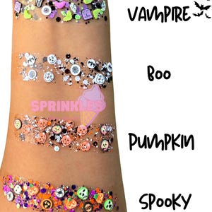 Halloween Glitter Hair Gel