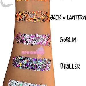 Halloween Glitter Hair Gel