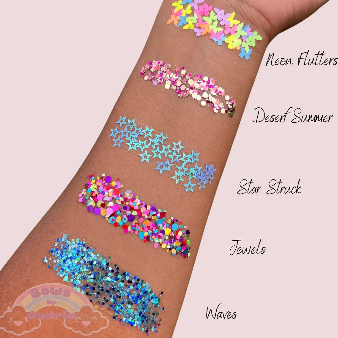 Glitter Hair Gel Etsy