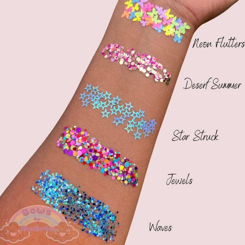 Glitter Hair Gel Etsy