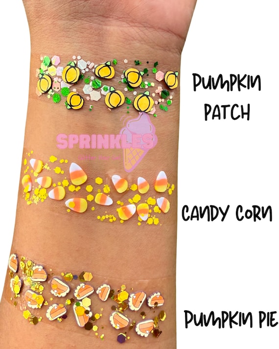 Fall Glitter Hair Gel